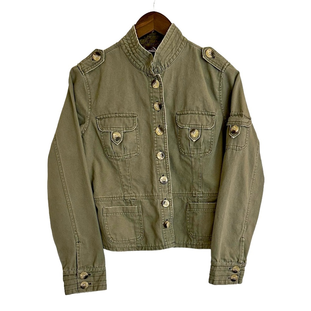 Jordash olive, military button, front jacket, junior L 11/13